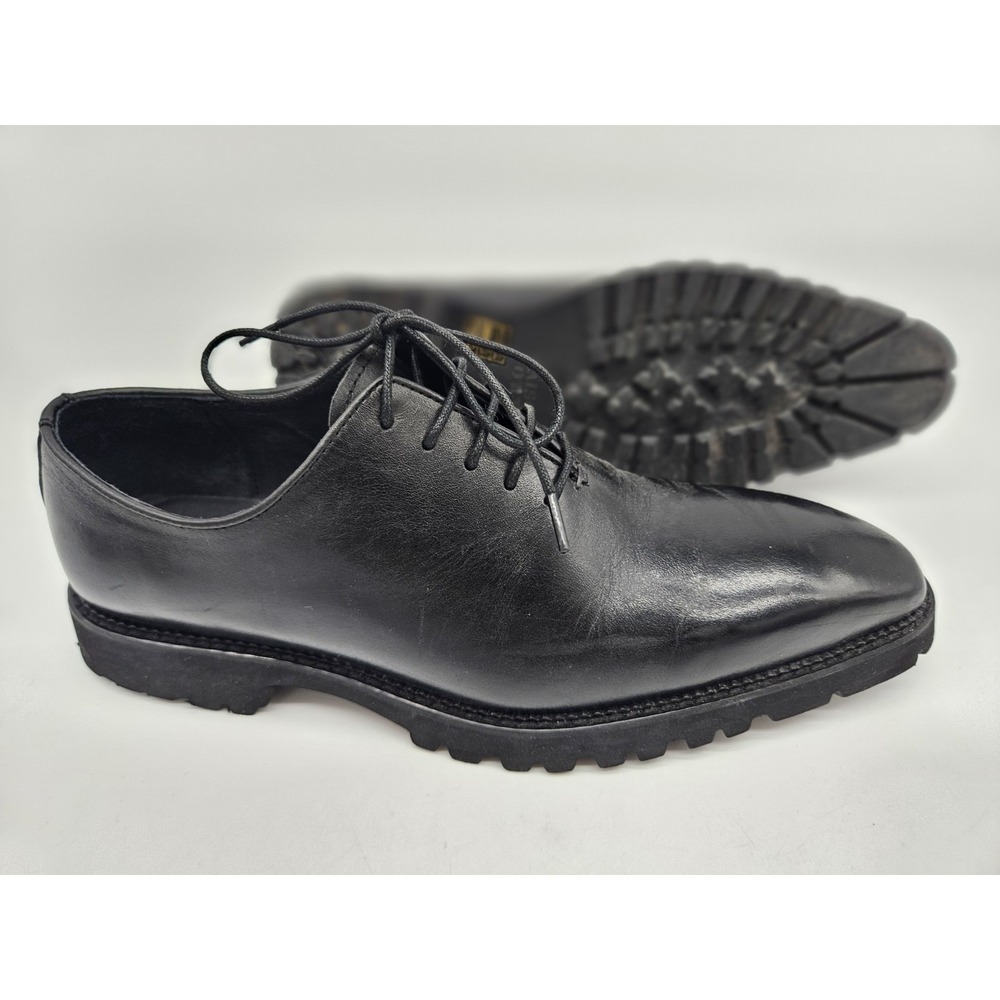 Maison Forte Presidio Wholecut Leather Oxford Mens Black 8.5